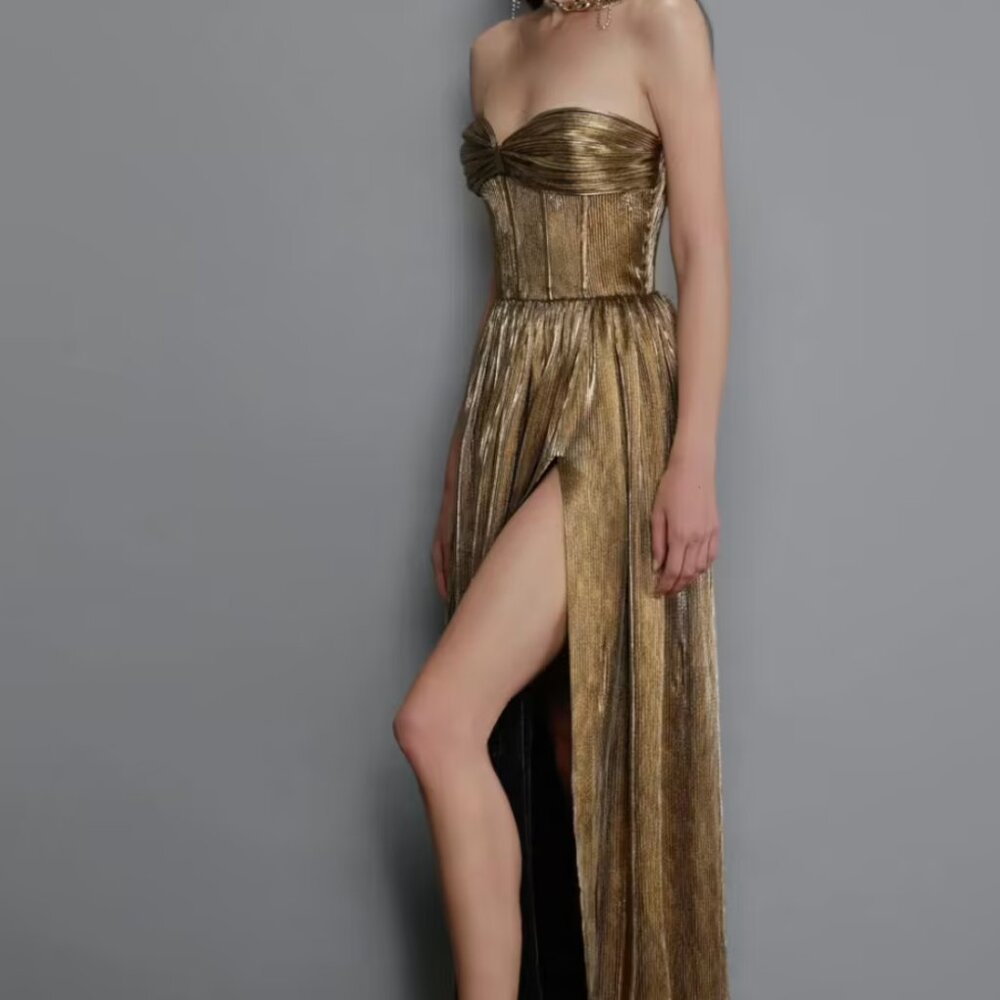 Bronx and Banco - Florence Strapless Gown - Size 4 (Small)